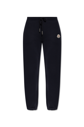 Navy blue Sweatpants with logo Moncler - Vitkac AS